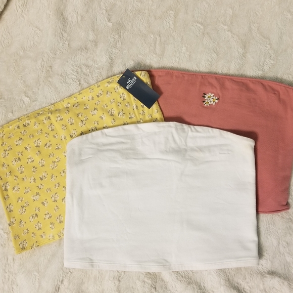 Hollister Tops - 💚Tube top bundle💖